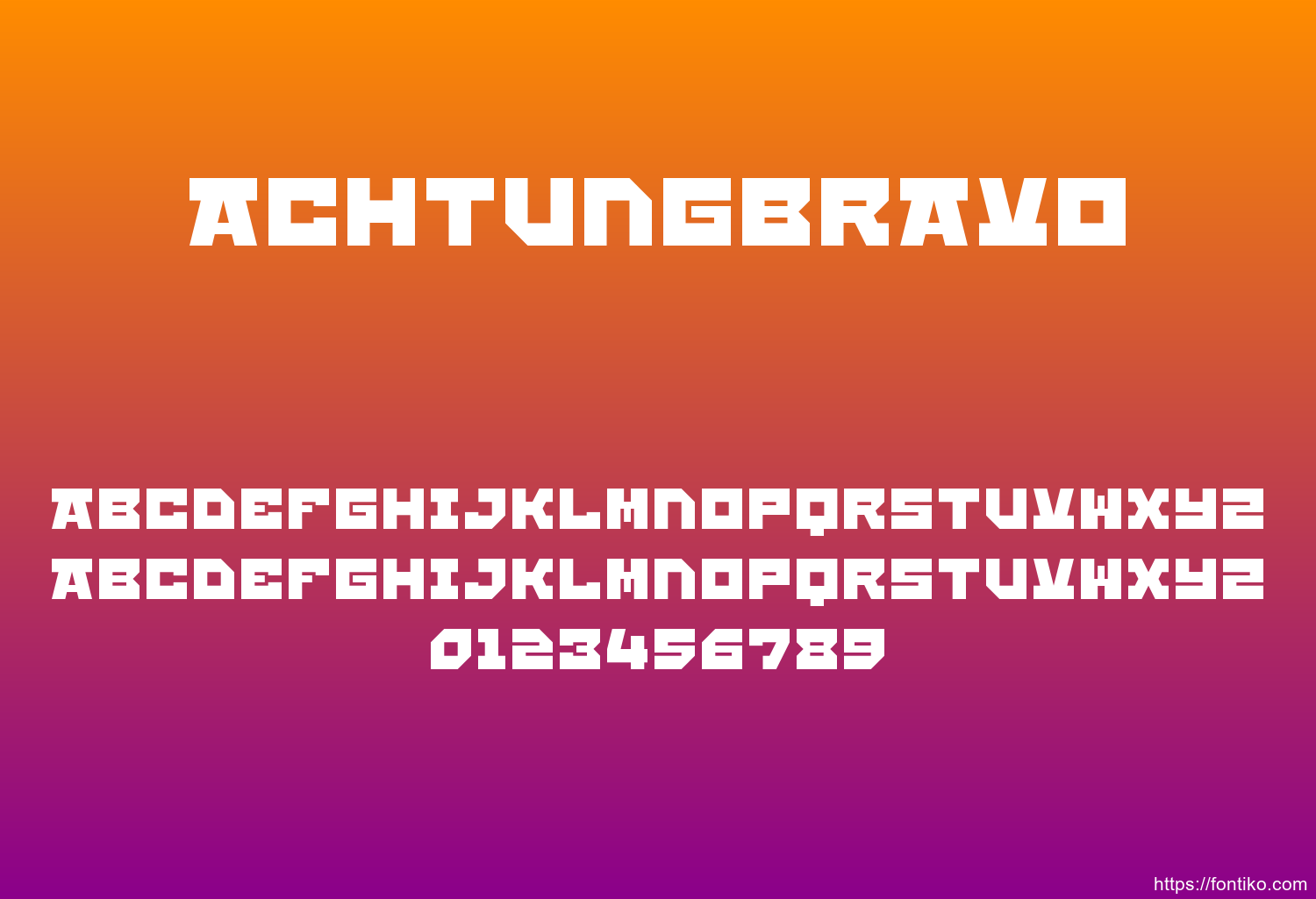 AchtungBravo AchtungBravo font