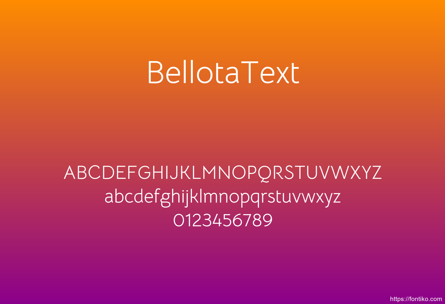 BellotaText BellotaText font