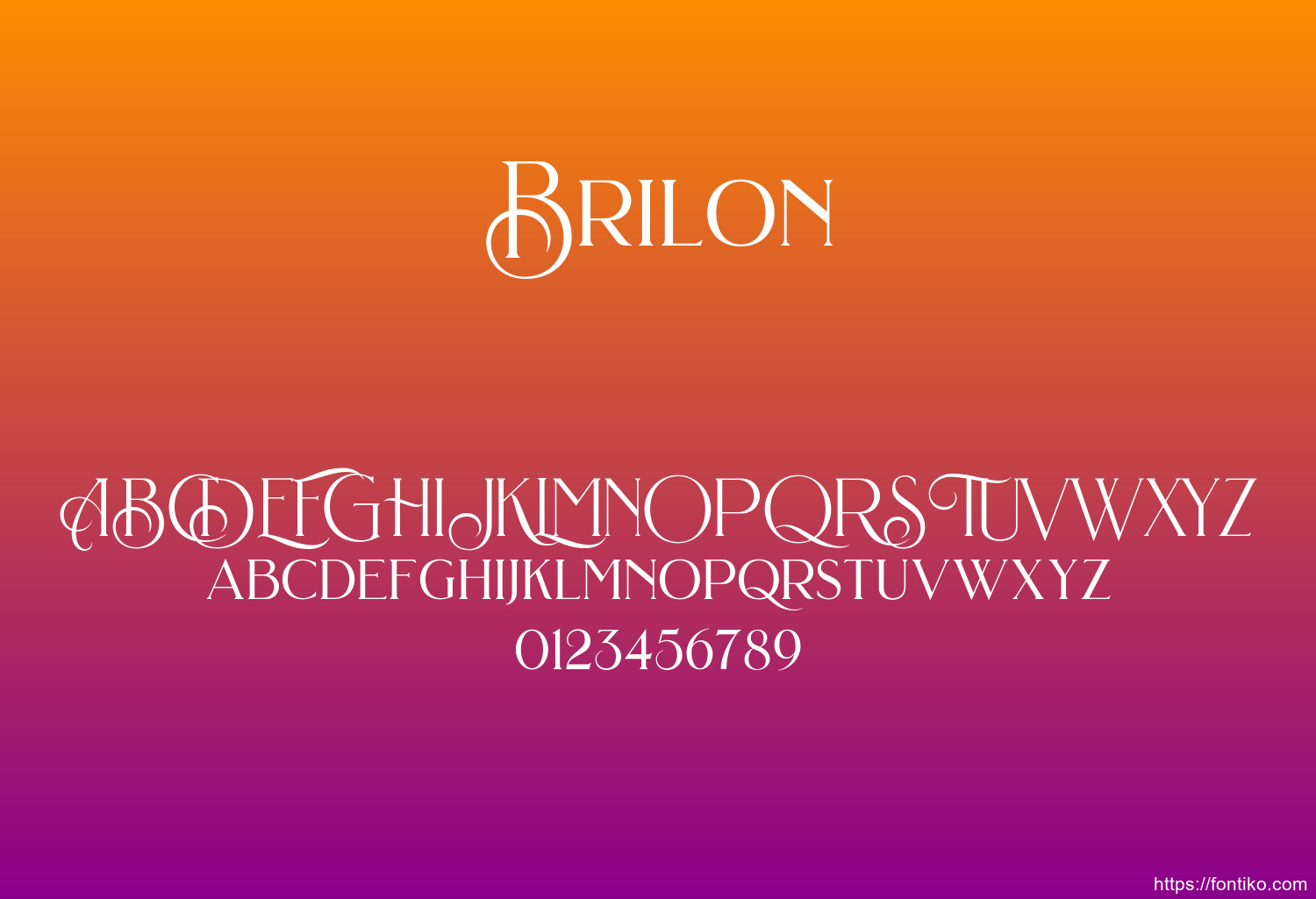 Brilon Brilon font