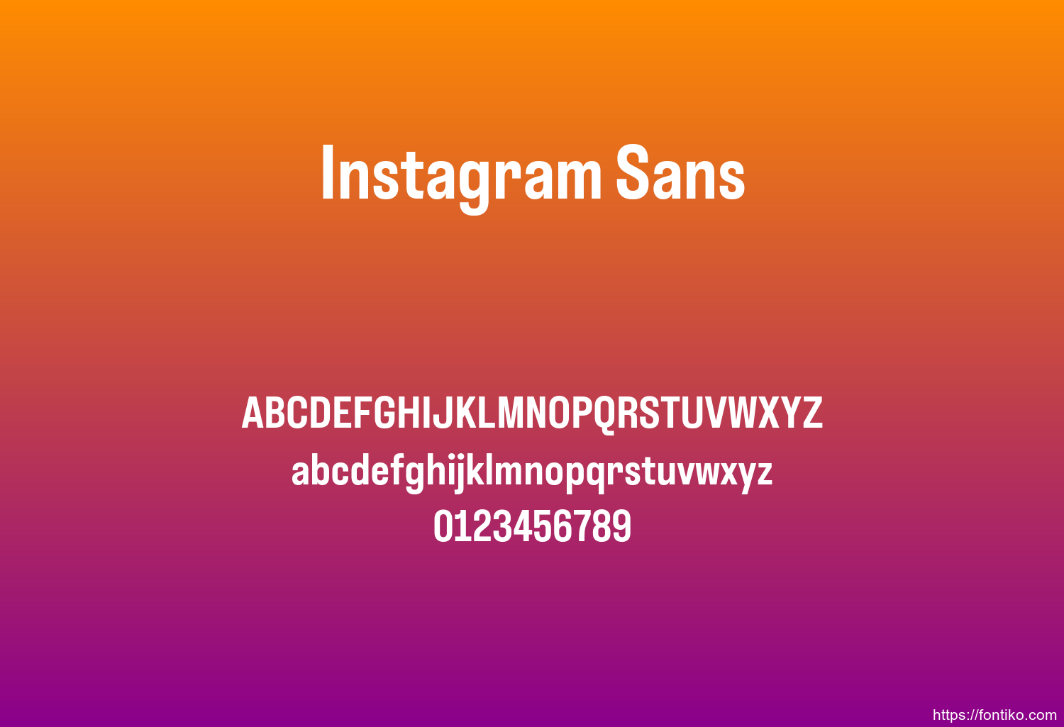 Instagram Sans font