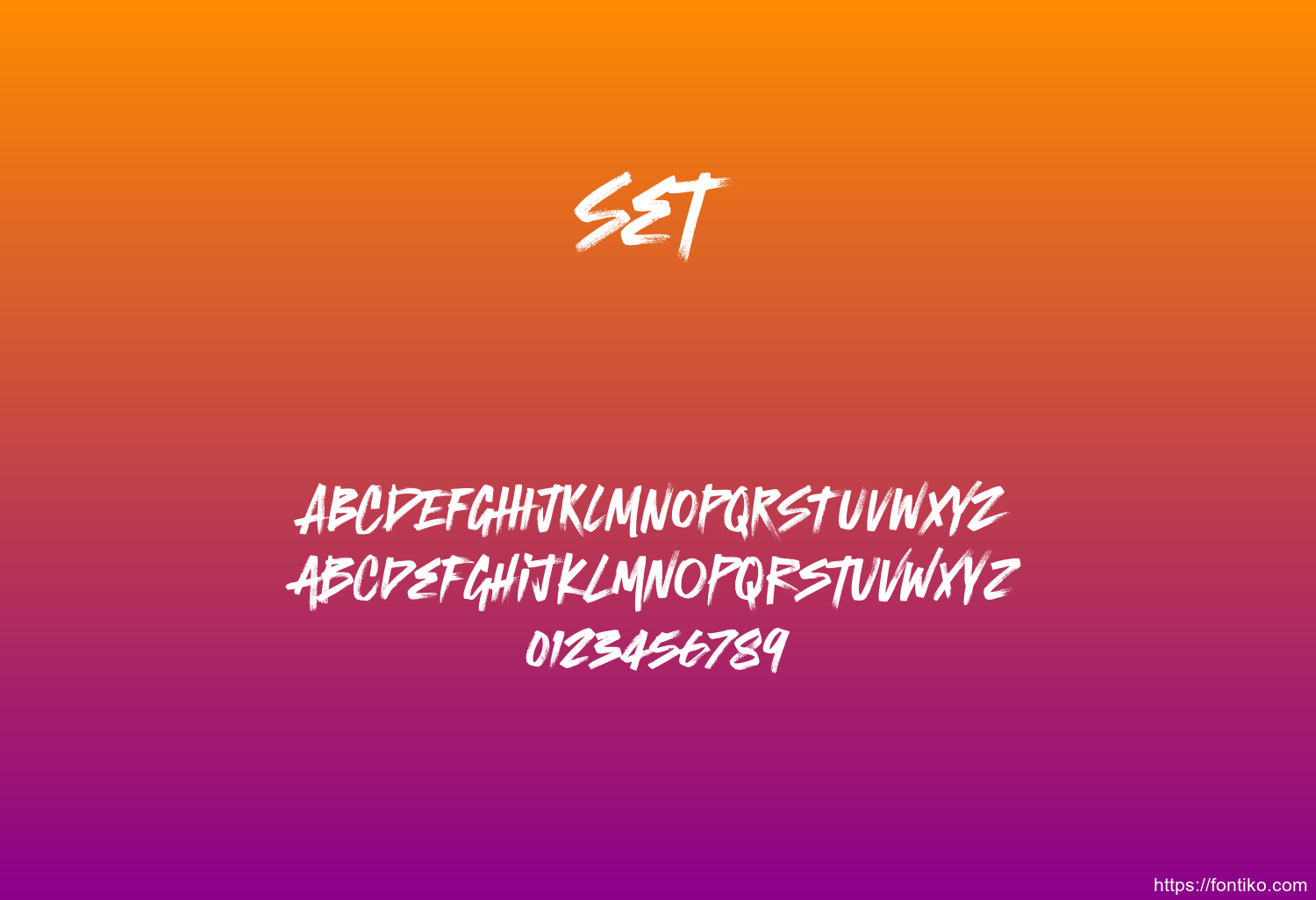 Set font